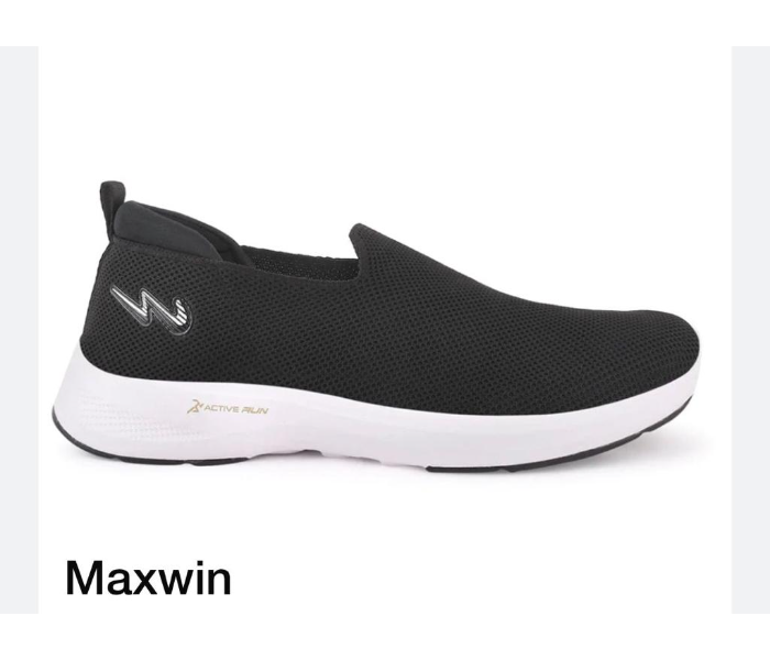 Campus C0533-67 Air Running Shoes Comfortable Walking Maxwin Mens Sports Shoe Size 9 -Black - Zoom Image