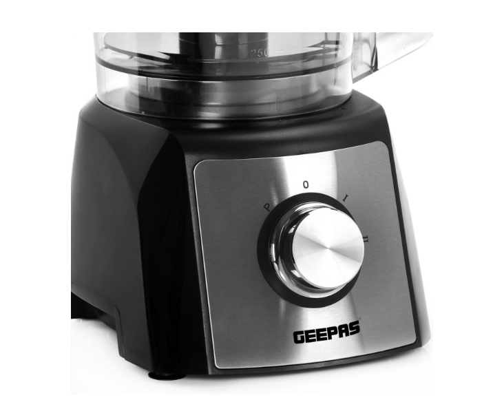 Geepas GMC42015UK Stainless Steel 1200W Dough Blades 1.2L Multifunctional Electric Chopper With Shredder And Grater-Black - Zoom Image 3