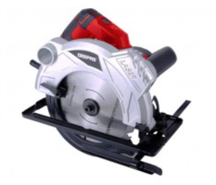 Geepas GCS1500 185MM diameter 1500W Soft grip Circular Saw- Red And Silver - Zoom Image 1