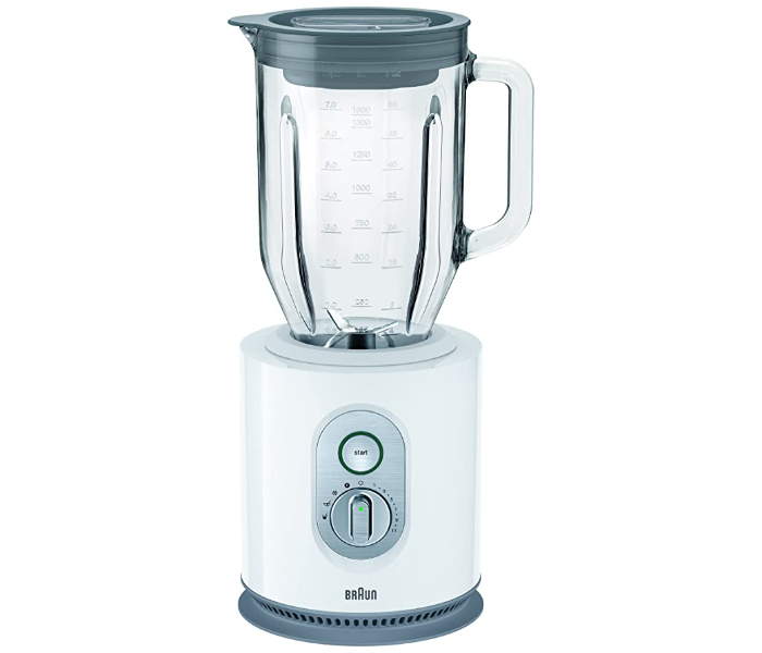 Braun JB5160 1.6 Liters Glass Electric ‎1000 watts Removable Blade Jug Blender -White - Zoom Image 1