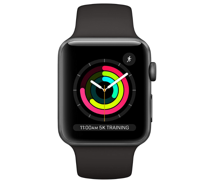 Apple Watch Series 3 42mm Renewed - GPS Aluminum Case Space Gray  - Zoom Image 1