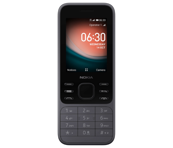 Nokia 6300 4G Dual Sim Mobile Phone - Charcoal (Refurbished)  - Zoom Image 1