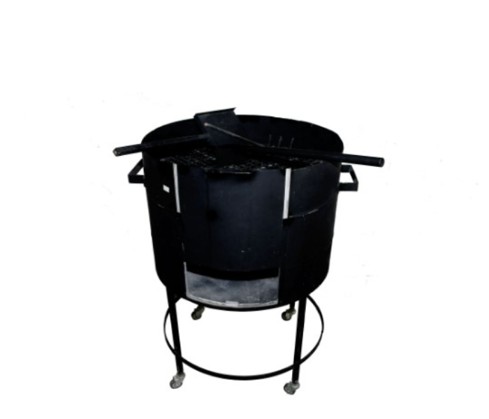 Bait Alwany B0880-16 Net Gas Grill Portable Round Grill -Black - Zoom Image