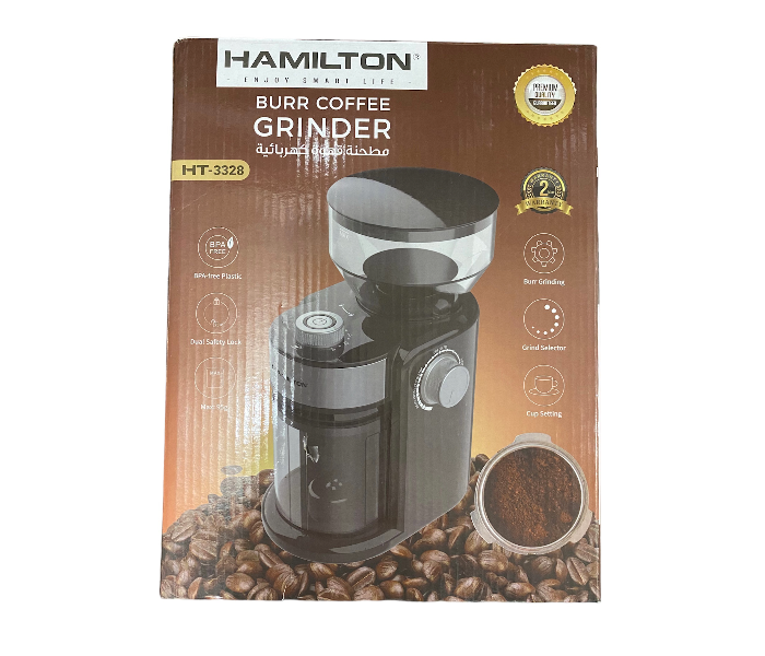 Hamilton HT-3328 Dual Safety Lock Bur Coffee Grinder  - Zoom Image 4