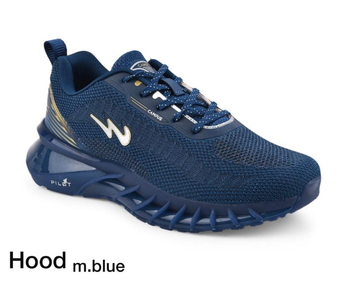 Campus C0533-1 Light Weight Dragon Running  Mens Sports Shoe Size-7 Hood -Medium Blue - Zoom Image