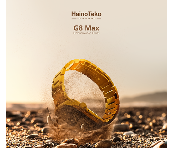 Haino Teko G8 Max 45mm Golden Edition Smart Watch with Dual Straps - Zoom Image 2