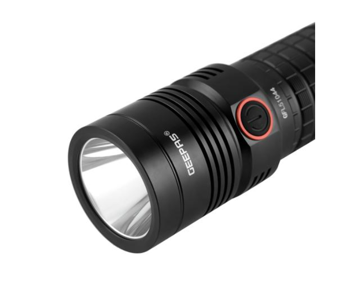 Geepas GFL51044 Waterproof XHP70 LED Lithium battery Flash Mobile charging Light-Black - Zoom Image 6