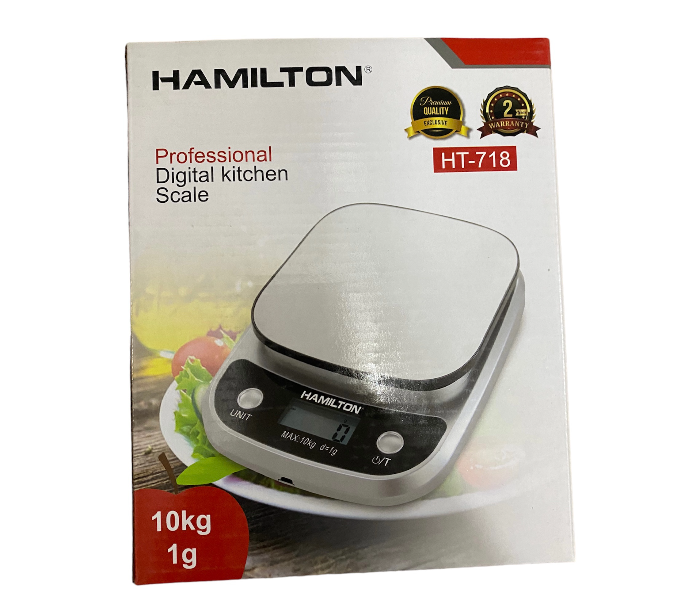 Hamilton HT-718 10kg/1g-Touch Sensor Professional Digital Kitchen Scale  - Zoom Image 1