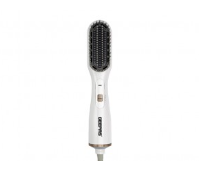 Geepas GH86062 2 Speed controling 550W 3 In 1 Hot Dryer A Straightener Brush -White - Zoom Image