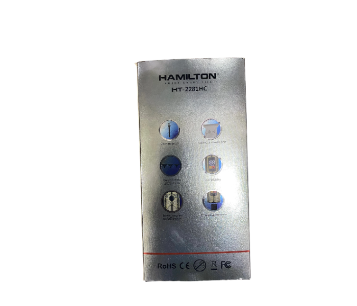 Hamilton HT-2281HC LED Display Metal Hair Clipper Trimmer -Gold and Gray - Zoom Image 6