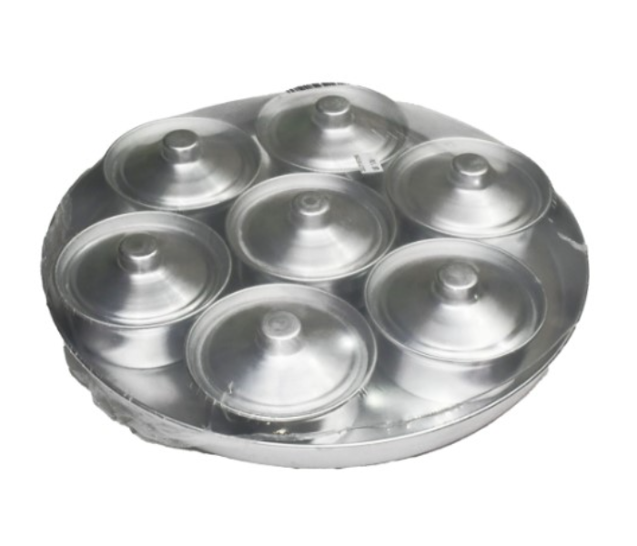 Multipurpose Stainless Steel B0880-28 Breakfast Tray Set -Silver - Zoom Image