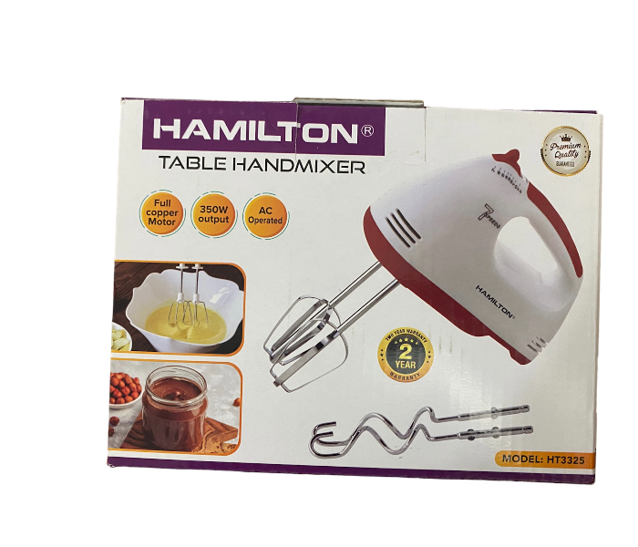 Hamilton HT-3325 7 SPEED 350 W Output Table Handmixer  - Zoom Image 1