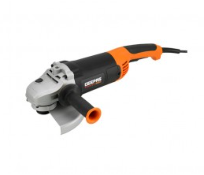 Geepas GAG9022PR-240 Aluminium Gear Box 2200W 230mm Disk Diameter 26mm Angle Grinder - Black and Orange - Zoom Image 1