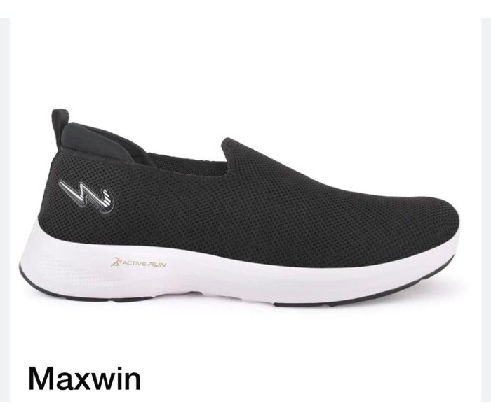 Campus C0533-66 Air Running Shoes Comfortable Walking Maxwin Mens Sports Shoe Size 8 -Black - Zoom Image