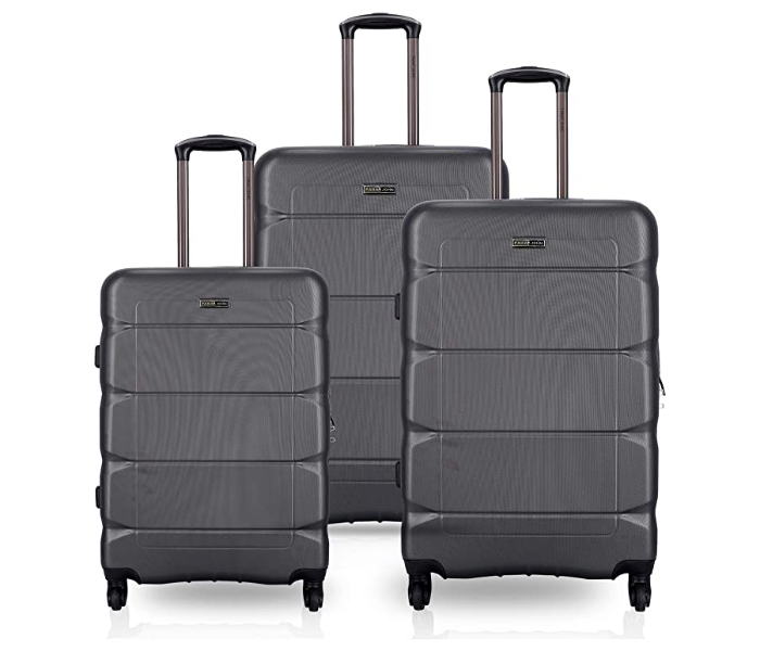 Para John PJTR3143 Set of 3 Travel Luggage Suitcase Trolley Bag - Grey - Zoom Image