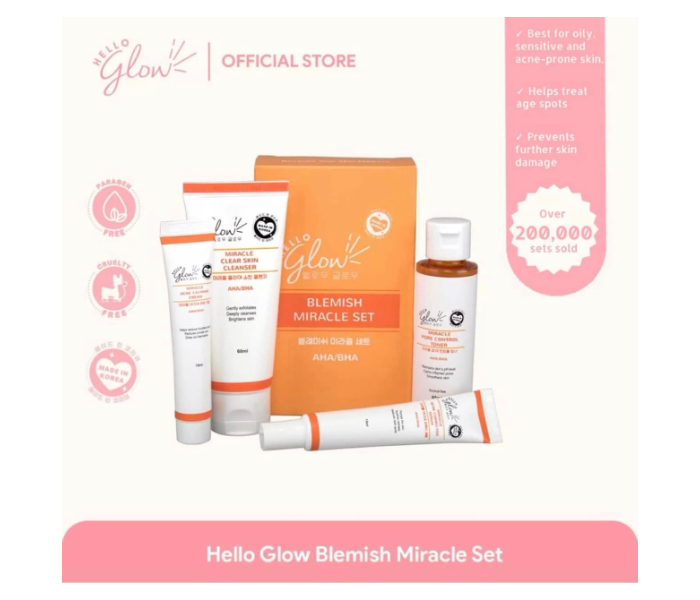 Hello Glow Blemish Miracle Set - Made In Korea - Zoom Image 4