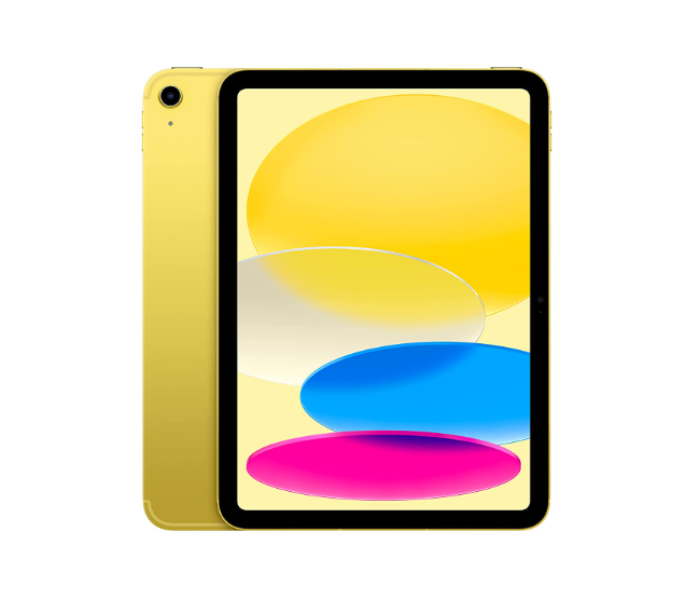 Apple iPad 10th Generation 2022 10.9 inch WiFi and Cellular 64GB - Yellow - Zoom Image 1