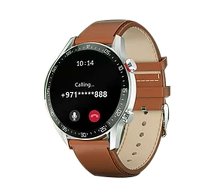 Haino Teko RW-11 Touch Screen With Bluetooth Call Teko Smart Watch -Brown - Zoom Image