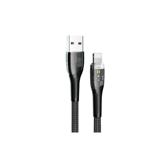 Trands TR-CA739 Modern Mobile Use High Quality Lightning USB Cable -Black - Zoom Image