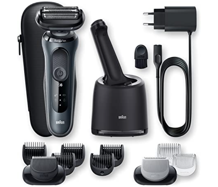 Braun SHAVER60-N7650CC Stainless Steel SensoFoil blades Corded Li-Ion Battery Waterproof Wet And Dry Electric Shaver-Grey - Zoom Image 3