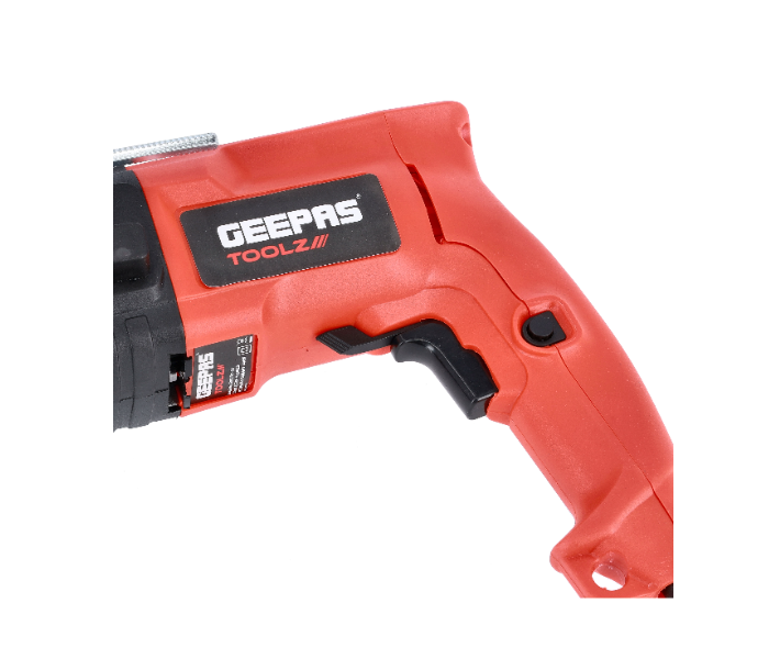 Geepas GRH2050-SA 500W 20MM Rotary Hammer-Red And Black - Zoom Image 2