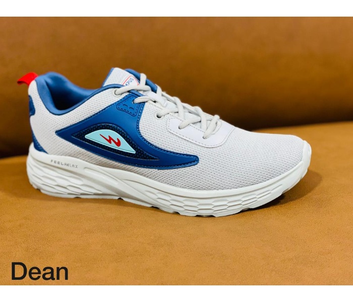 Campus C0533-73 Leightweight Comfortable Walking Running Dean Mens Sports Shoe Size 7 -Light Grey  - Zoom Image