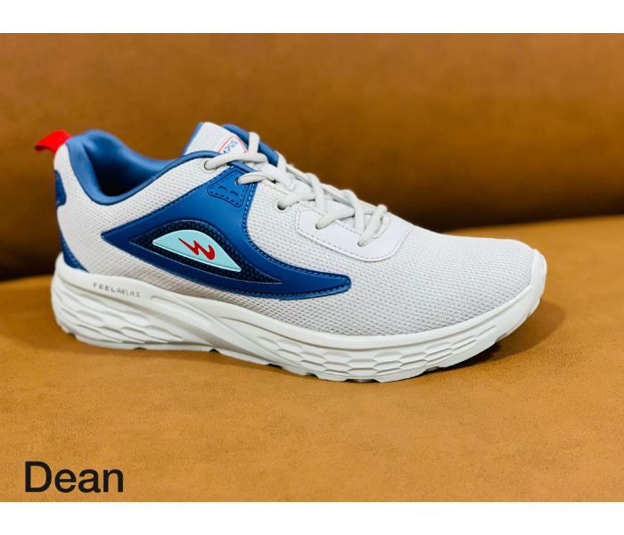 Campus C0533-76 Leightweight Comfortable Walking Running Dean Mens Sports Shoe Size 10 -Light Grey  - Zoom Image