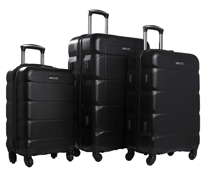 Para John PJTR3143 Set of 3 Travel Luggage Suitcase Trolley Bag - Black - Zoom Image 5