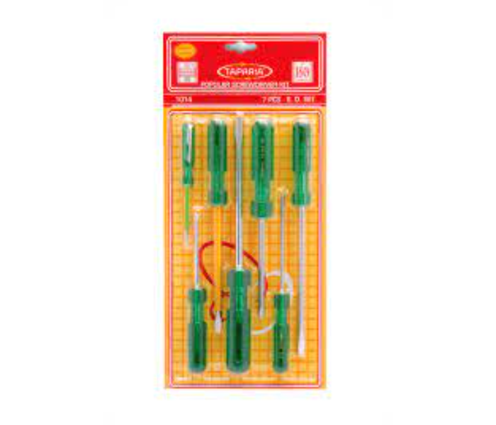 Taparia 1014 Blister Packing Of 7psc Screw Driver Set -Green - Zoom Image 2