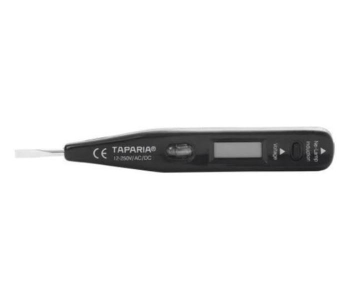 Taparia MDTN-82 Screw Driver Tip Size  Digital Voltage Tester - Black - Zoom Image 4