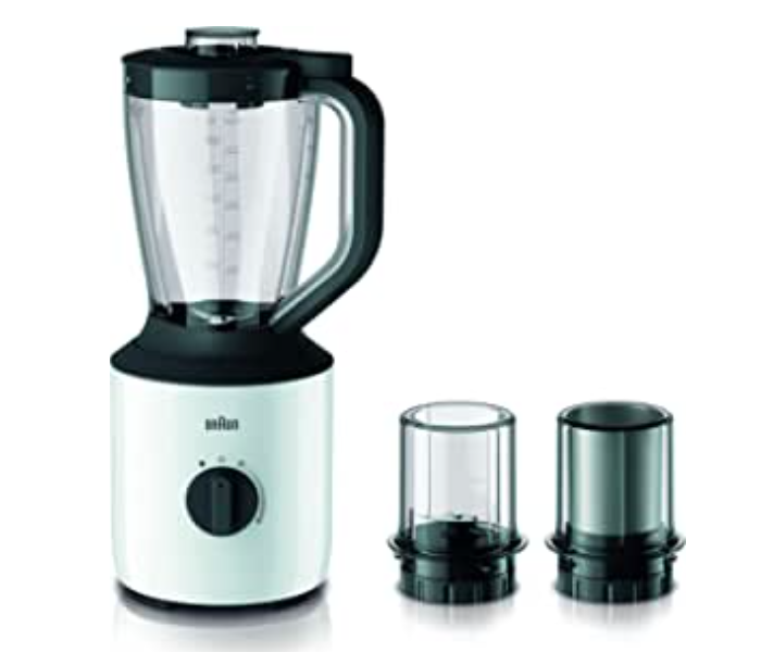 Braun JB3123 1.5 Liters 60ml Smooth crush blade Blender -White - Zoom Image 1