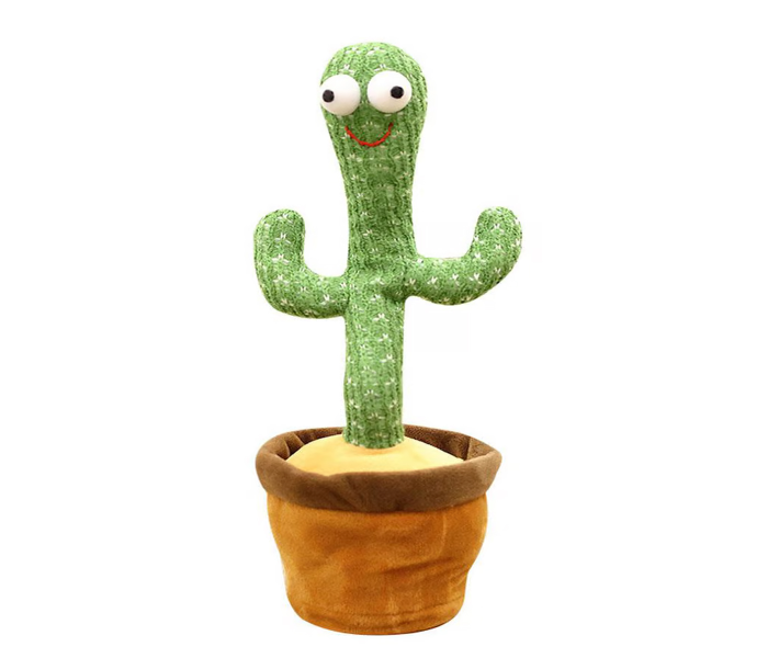 D0855 Mimicking Toy with LED Dancing Cactus -Green - Zoom Image