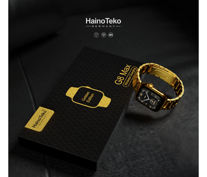 Haino Teko G8 Max 45mm Golden Edition Smart Watch with Dual Straps - Zoom Image 3