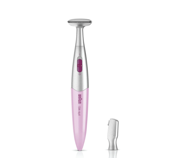 BRAUN FG1100  Battery Powered Cordless Stainless Steel 3 in 1 Trimmer for Women- Pink - Zoom Image 2