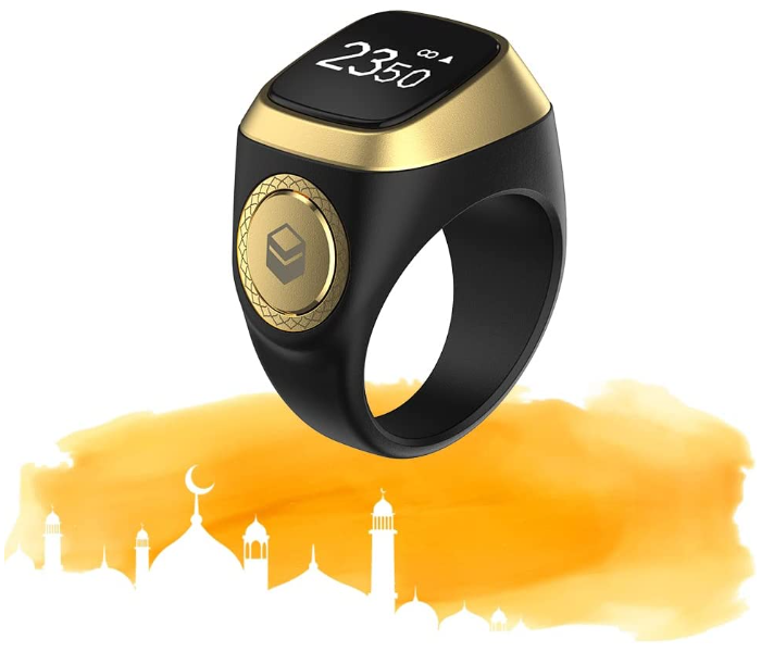 iQIBLA Smart Thasbeeh Zikr Ring with OLED Display Prayer Reminder Waterproof - Zoom Image 1