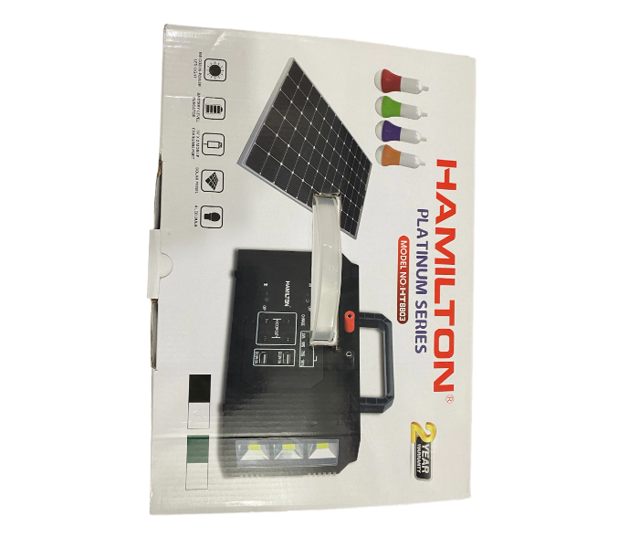 Hamilton HT-8803 Power Station LED Platinum Series-Solar Panel USB Socket  - Zoom Image 1