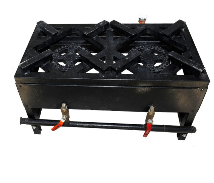 Bait Alwany B0880-9 High Efficiency 2Flame Gas Stove -Black - Zoom Image