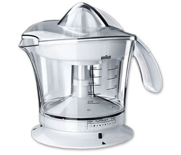 BRAUN MPZ9 Automatic  Powder Coated 240 Volts Stainless steel 1.0 L Citrus Juicer-White - Zoom Image 3