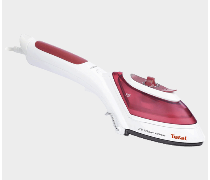 Tefal DV8610M1 Innovative And Versatile Garment Steamer 2 in1 Steam N Press - White and Red - Zoom Image 1