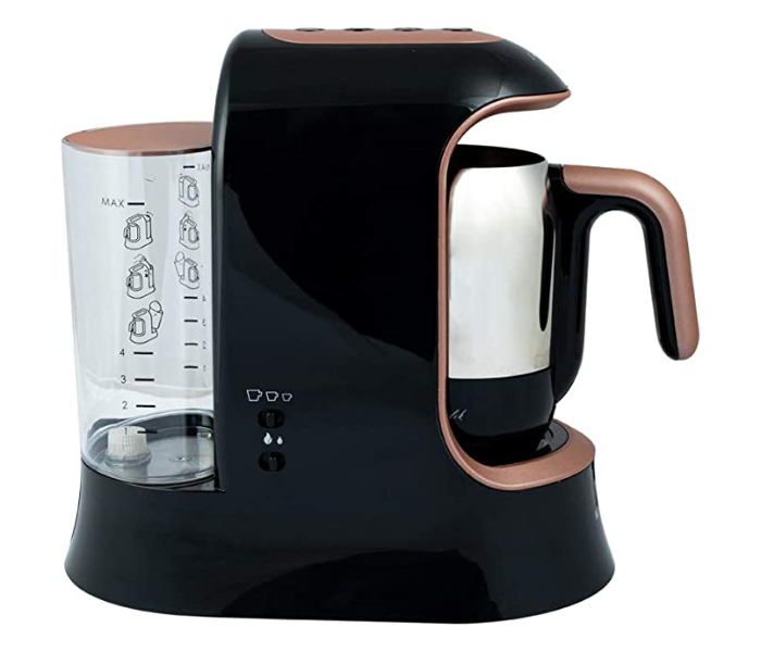 Korkmaz A862-04 Stylish And Advanced Kahvekolik Deluxe Aqua Coffee Maker Black-Rosegold - Zoom Image 3