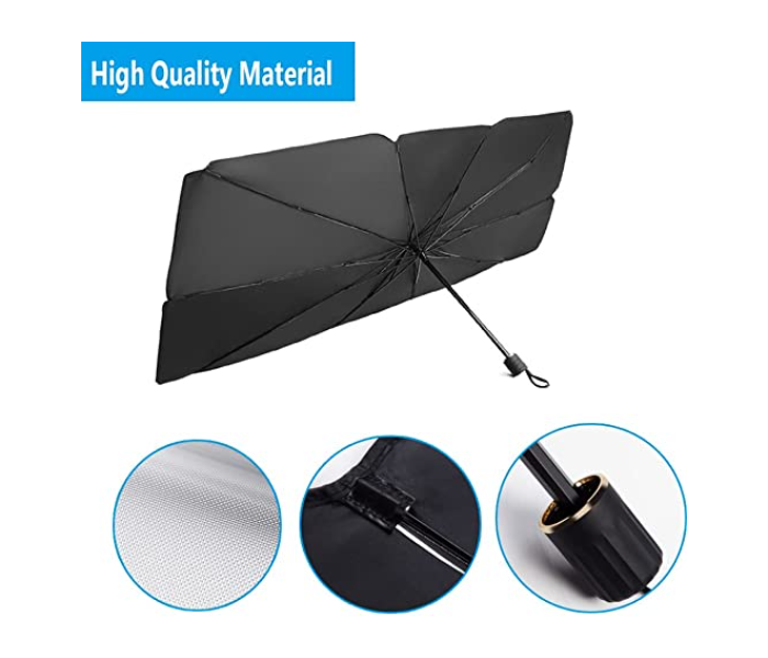 Foldable Windshield UV Block Sun Shade Car Front Image