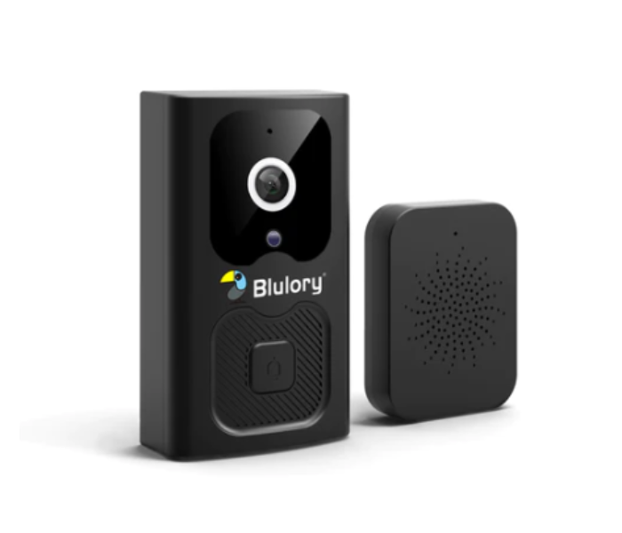 Blulory X6 Wireless Doorbell with HD Video Technology and Smart Motion System - Black - Zoom Image 2