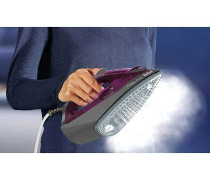 Tefal FV2843 2600w Powerful And Stylish Steam Iron Express Steam - Lilac  - Zoom Image 2