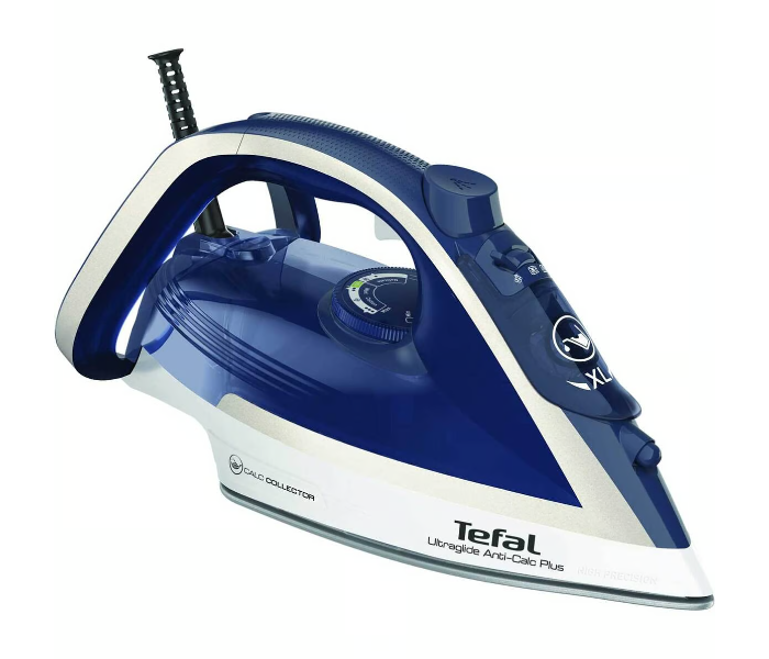 Tefal FV5820G0  2800W High Quality Steam Iron Ultraglide Gamay Silver - White and Blue - Zoom Image 1