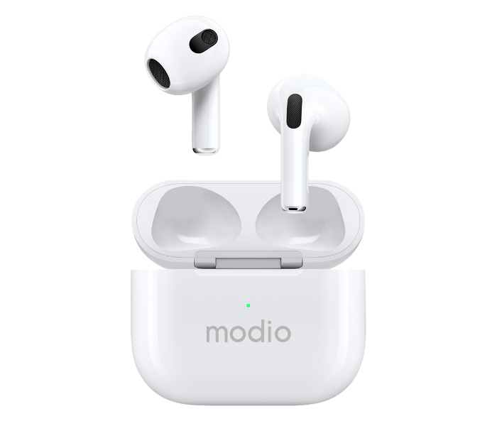 Modio ME12 Wireless Bluetooth Headset - White - Zoom Image 2