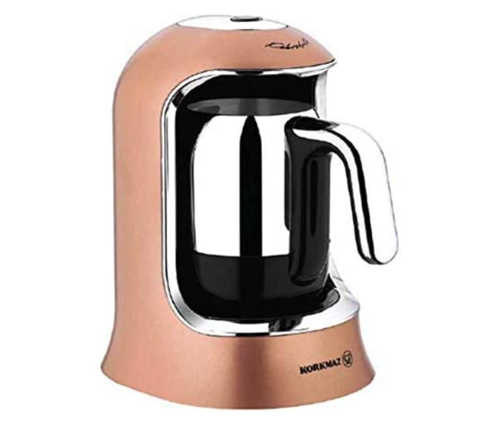 Korkmaz A860-09 Safety And Convenience Kahvekolik Deluxe Coffee Maker Black-Rosegold - Zoom Image 1