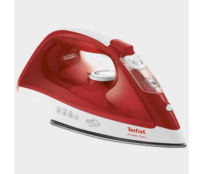 Tefal FV1533M0 2000w Efficient And Easy Ironing Steam Iron Access Easy - White and Red - Zoom Image 1