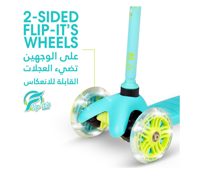 Maddgear Zycom Zinger 3 Way Adjustable Bar Scooter -Teal Lime - Zoom Image 3