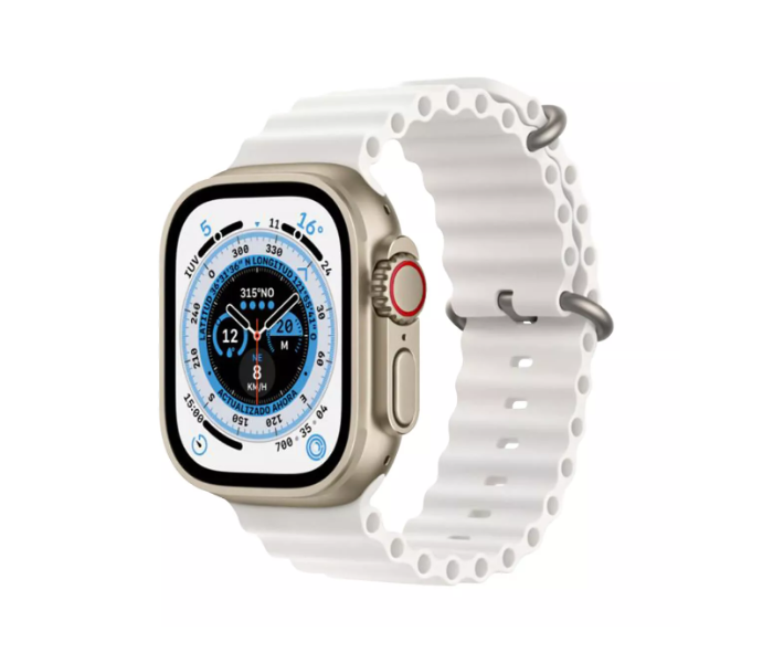 Blulory Glifo 8 Ultra Smart Watch - White - Zoom Image 1