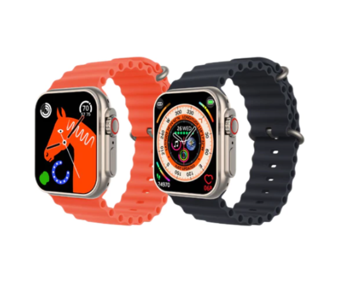 Blulory Glifo 8 Ultra Smart Watch - Orange - Zoom Image 3